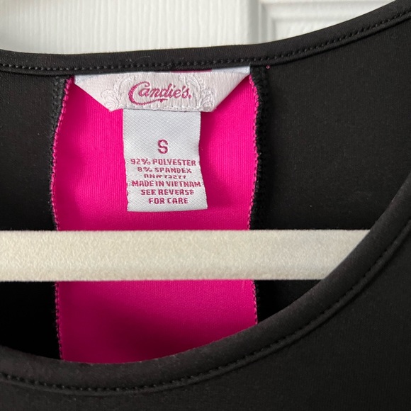 Candie’s S form fitting black/pink dress. Very flattering to the figure. - Picture 2 of 4